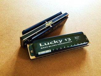 Lucky 13 bass blues harmonica